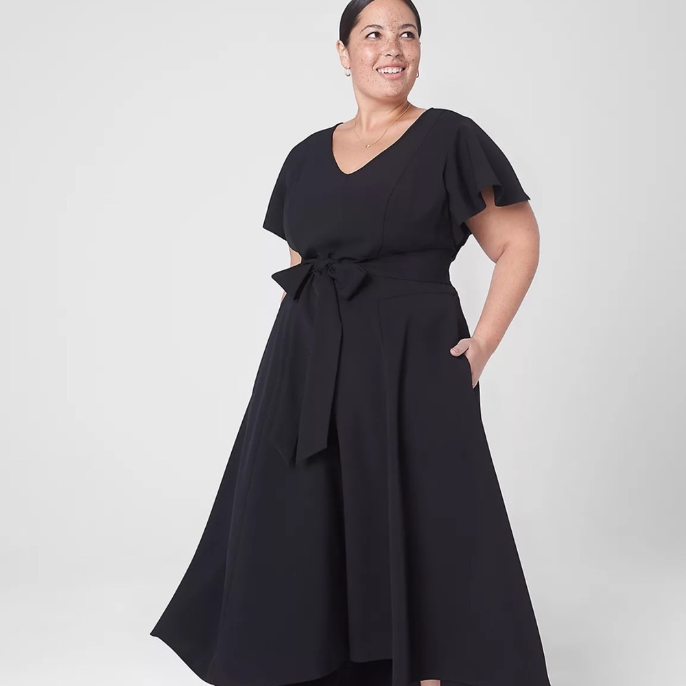 Lane Bryant plus size Neck dress from the Lena collection, gently used .